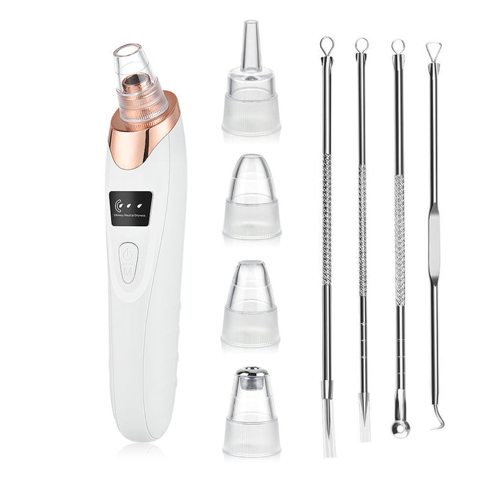 Ultrasonic pore cleaner device for blackhead removal